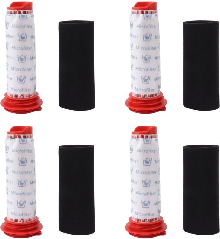 Schaumstoff-Vorfilter für Bosch Staubsauger 754176 / 754175 / BCH6 – 4 Stück, waschbar