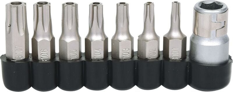 Thumbnail - Torx Bitsatz 5-fach gebohrt 1/4', 8-teilig