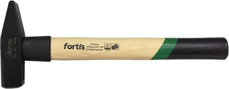 Schlosserhammer din 1041 mit Stielschutz, 1000g - Fortis