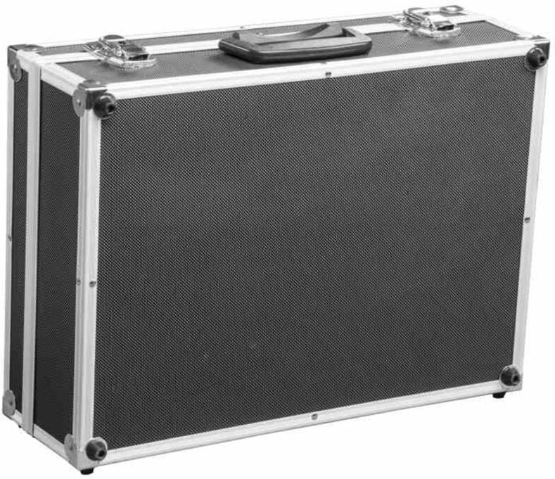 Alu Werkzeugkoffer schwarz 460 x 330 x 150 mm, abschließbar