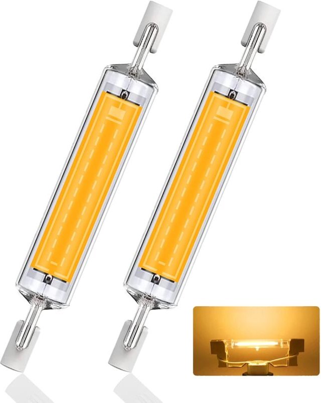 Thumbnail - Beijiyi - R7S led 118 mm, Warmweiß 3000 k, 10 w, ersetzt Halogen. R7S J118 100 w, ac 220 V–240 v, 1000 lm, Abstrahlwinke...
