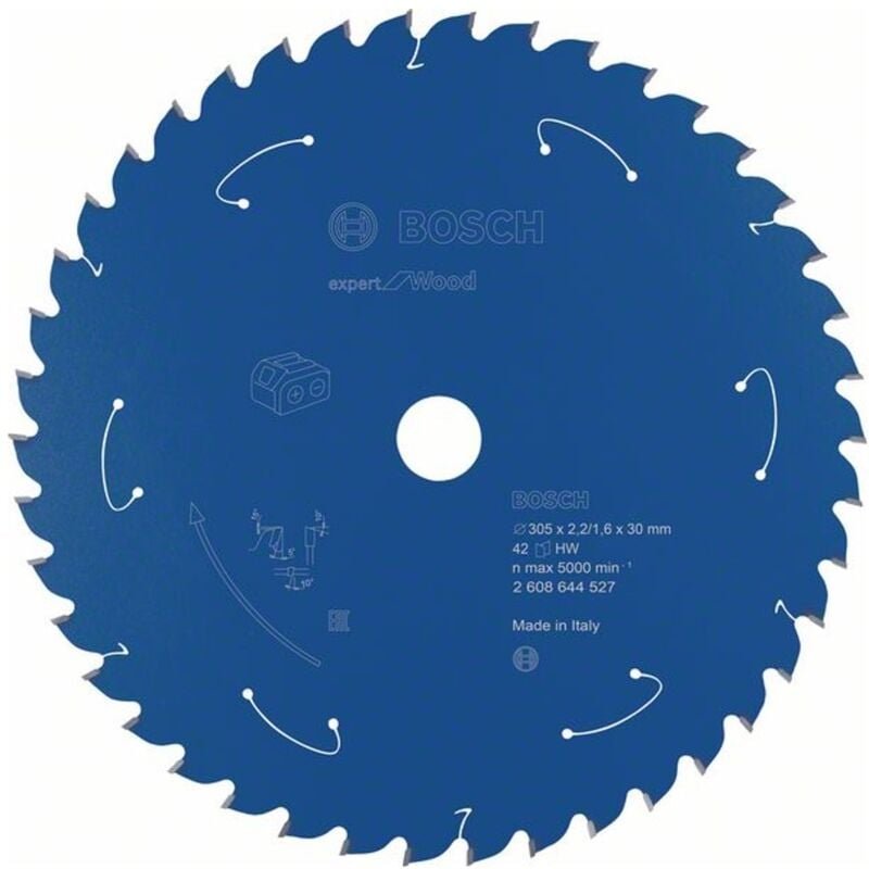 Akku-Kreissägeblatt Expert for Wood, 305 x 2,2/1,6 x 30, 42 Zähne - Bosch