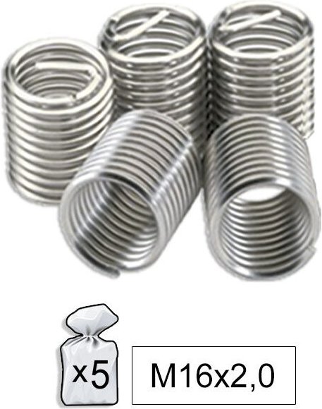 Beutel mit 5 spiraligen nachfüllungen M16X20 JBM 52023