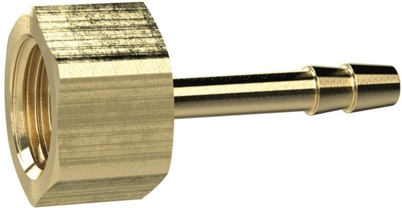 Riegler - Aufschraubschlauchtülle, g 1/2, für Schlauch lw 19 mm, sw 24, ms