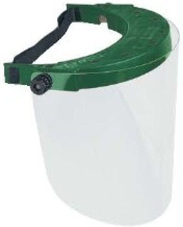 Visier aus beschlagfreiem Polycarbonat OLEOMAC plus leicht und ergonomisch