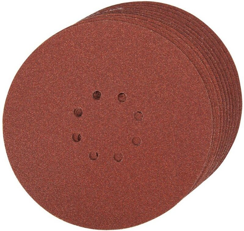 Packung mit 10 selbstklebenden, perforierten Schleifscheiben, 225 mm, Körnung 60