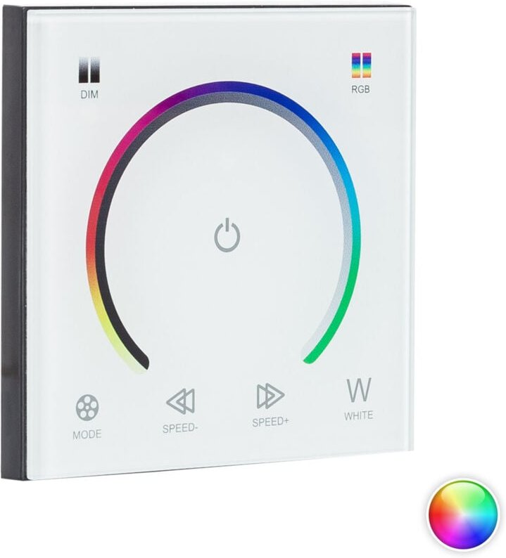 Efectoled - Wand-Controller Dimmbar Touch für LED-Streifen 12/24V dc rgb rgb