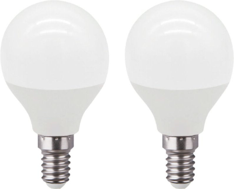 Raydan - 2er-Pack E14 7,4W Äquivalent led Kugellampen, 60W, 806lm, 15000H Home