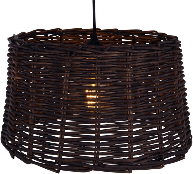 Naeve Basket Drahtrahmen-Pendelleuchte, braun, 1 x E27