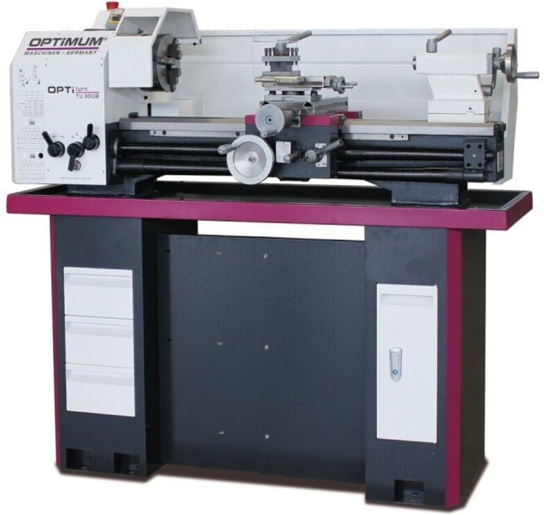 Leit- und Zugspindel-Drehmaschine tu 3008 - Optimum