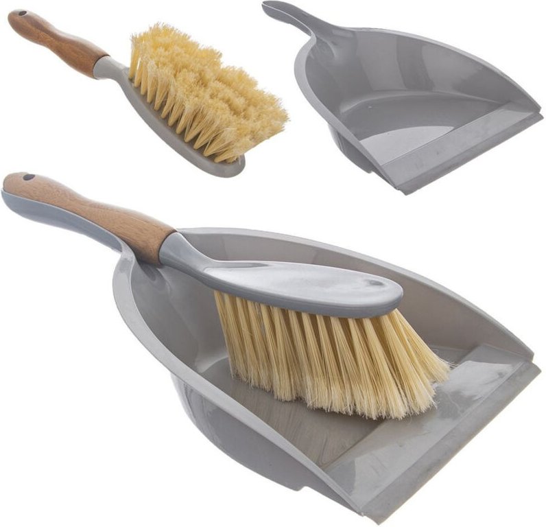 Vacuum cleaner with dustpan for all surfaces and particles