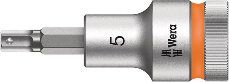 Schraubendreher-Einsatz 1/2' 5x 60mm i6kt. hf - Wera