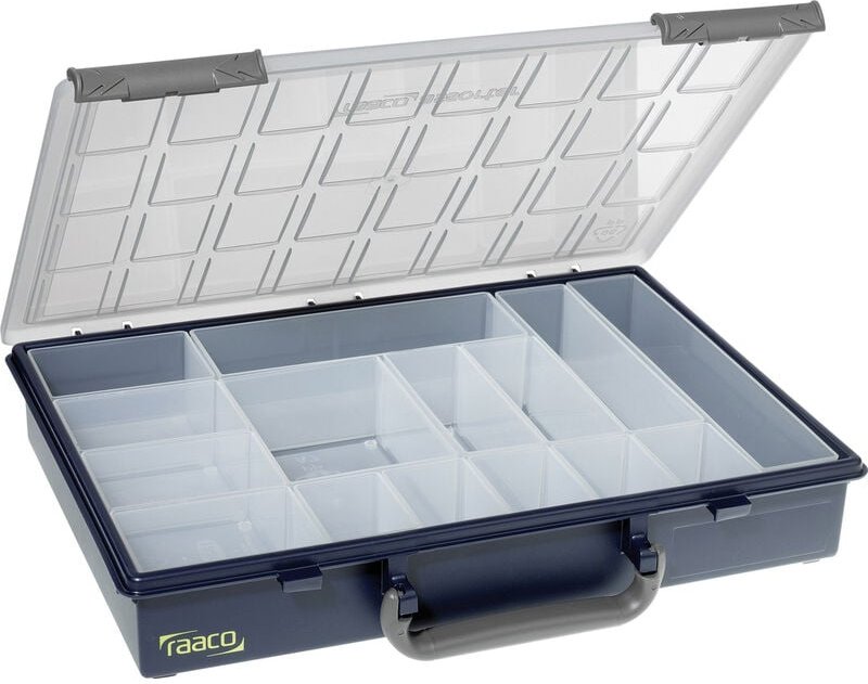 Assorter 55 4x8-15 Sortimentskasten (l x b x h) 338 x 261 x 57 mm Anzahl Fächer: 15 feste Unte - Raaco