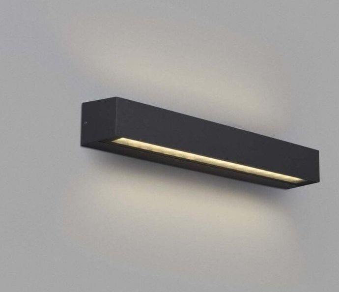 Ols Original - tabei Außenwandleuchte dunkelgrau 28w