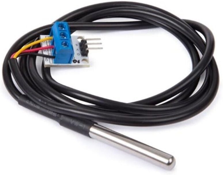 DS18b20 TEMPERATURSENSOR & ADAPTER COMPATIBEL MIT ARDUINO