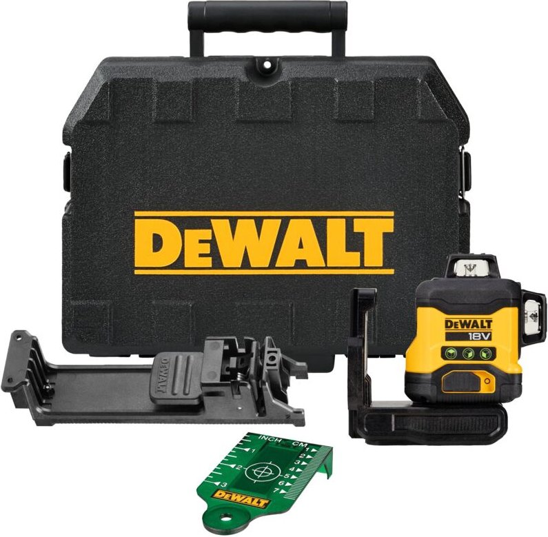 Dewalt - Akku-Multilinien-Laser DCLE34031N, 3x360°,Grün, 18V ohne Akku und Lader