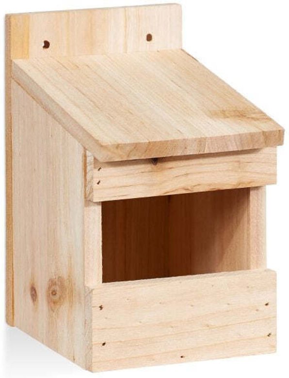 Wooden rockhouse nesting box