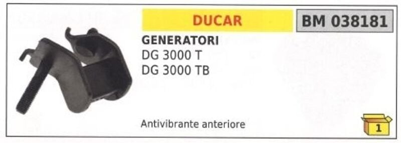 DUCAR Schwingungsdämpfer vorne für Stromerzeuger DG 3000 T 3000TB 038181