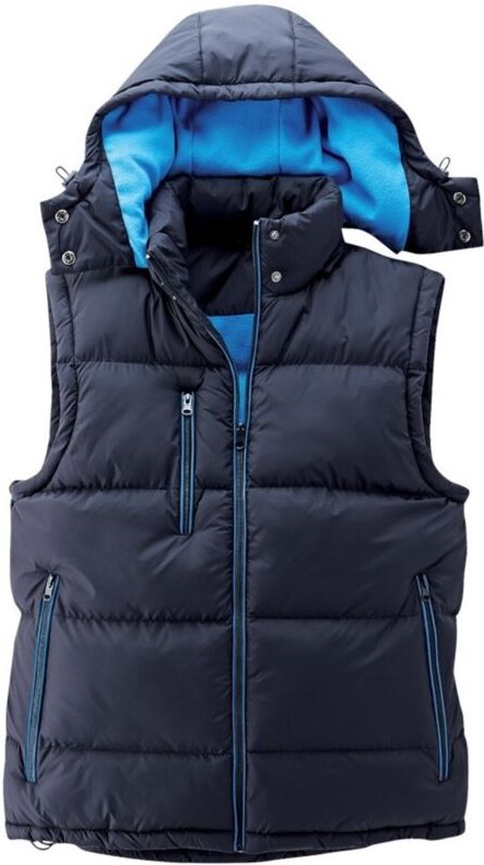 SCHEIBLER Steppweste wattiert Gr. S, schwarz