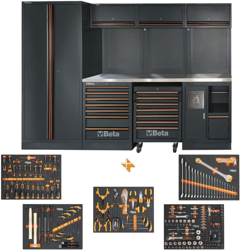 Werkstattmöbel Beta C45PRO 2.0 X mit 268 kostenlosen Tools
