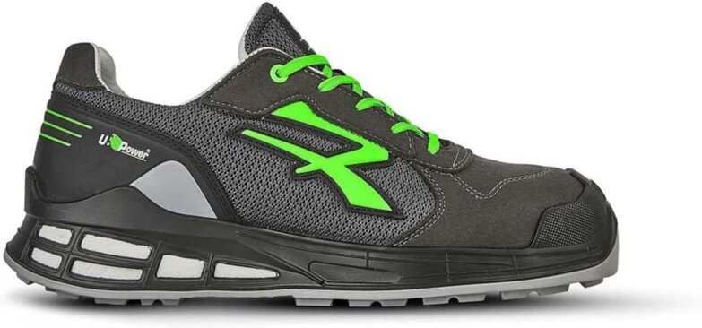 U-Power Egon S1P SRC ESD-Sicherheitsschuhe - 46 EU - Antracita/Verde
