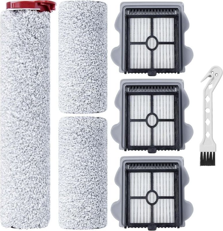 Bürstenrolle und HEPA-Filter für den kabellosen Staubsauger Roborock Dyad Pro/Dyad Pro Combo, 3 Bürstenrollen, 3 HEPA-Fi...