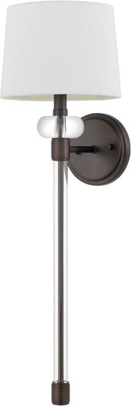 Elstead Quoizel Barbour Wandleuchte mit Schirm Harbor Bronze