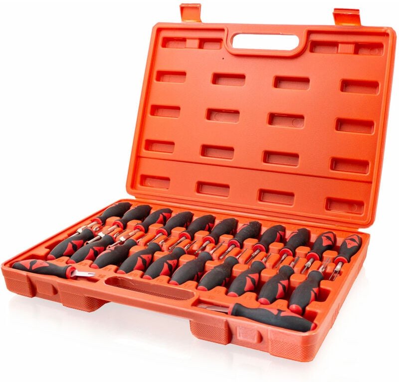 23 tlg Entriegelungswerkzeug Set Auspinwerkzeug Entriegels Werkzeug Universal Lösewerkzeug iso Kfz pkw Stecker Auspin kf...