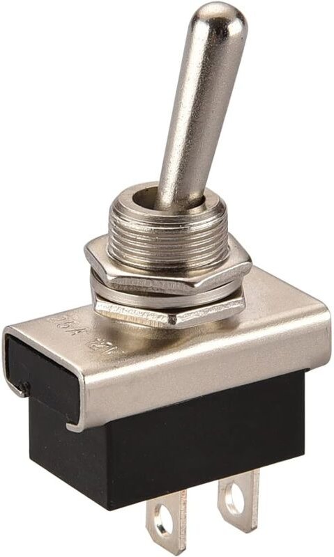 Metall-Wippschalter KN3D-101, 12 v, 25 a, ein/aus, 2 Positionen, 2-poliger Wippschalter für Armaturenbrett
