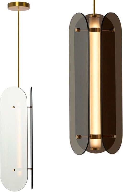 Hängelampe APP1676-CP long black - Toolight