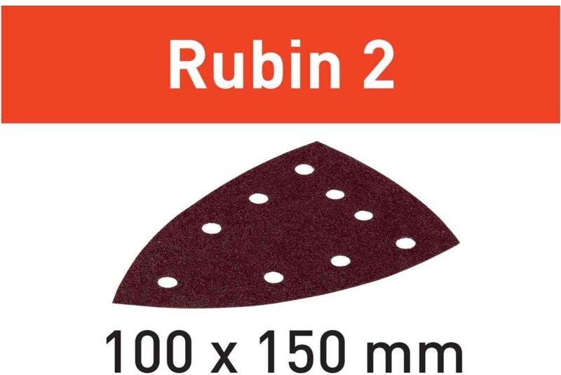 Schleifblatt stf DELTA/9 P40 RU2/50 Rubin 2 - 577571 - Festool