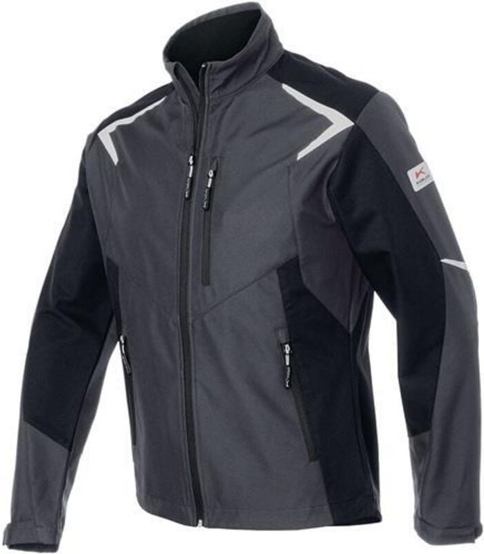 Kübler Softshell Jacke BODYFORCE anthrazit/schwarz Gr. L