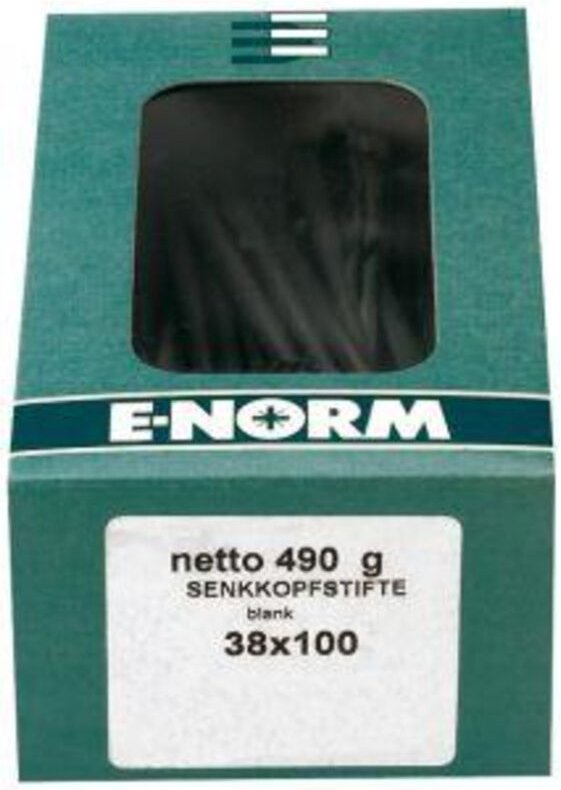 E-NORM Drahtstift vers. blank 2,2x 45 a 1,0kg (Inh. 10 Pack)
