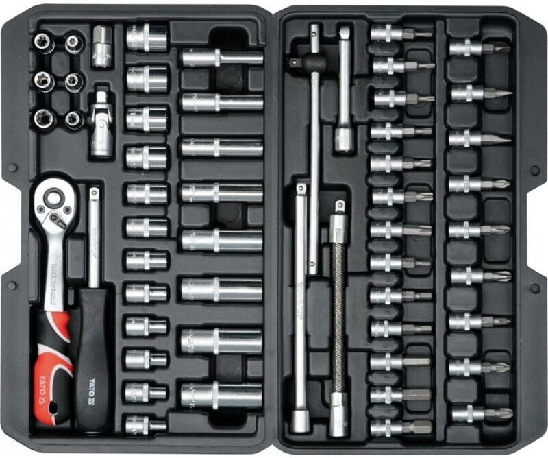Werkzeugsatz 1/4'''' Satz 56-teilig / YT-14501 / Yato