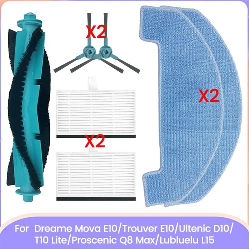 Für E10/Trouver E10 D10/T10 Lite Q8 Max L15 Staubsauger Ersatzteile