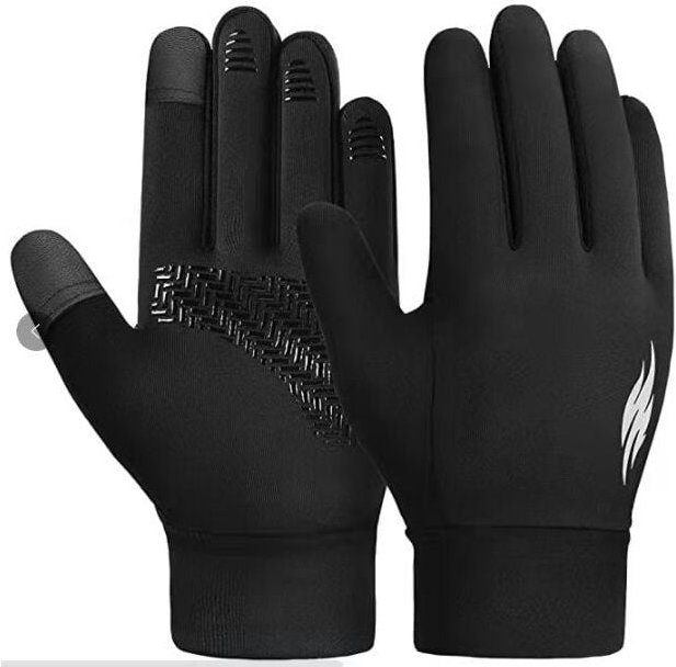Tonchean - Handhabungshandschuhe, Winter-Fahrradhandschuhe für Jungen und Mädchen, Thermo-Anti-Rutsch-Touchscreen-Handsc...