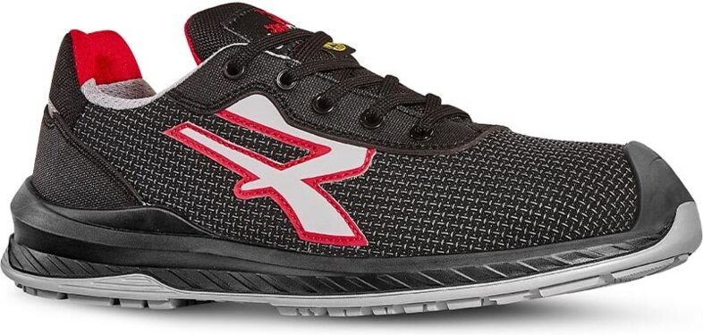 Sicherheitsschuhe niedrig LISBONA ESD S3 CI SRC - Schwarz/Rot 35