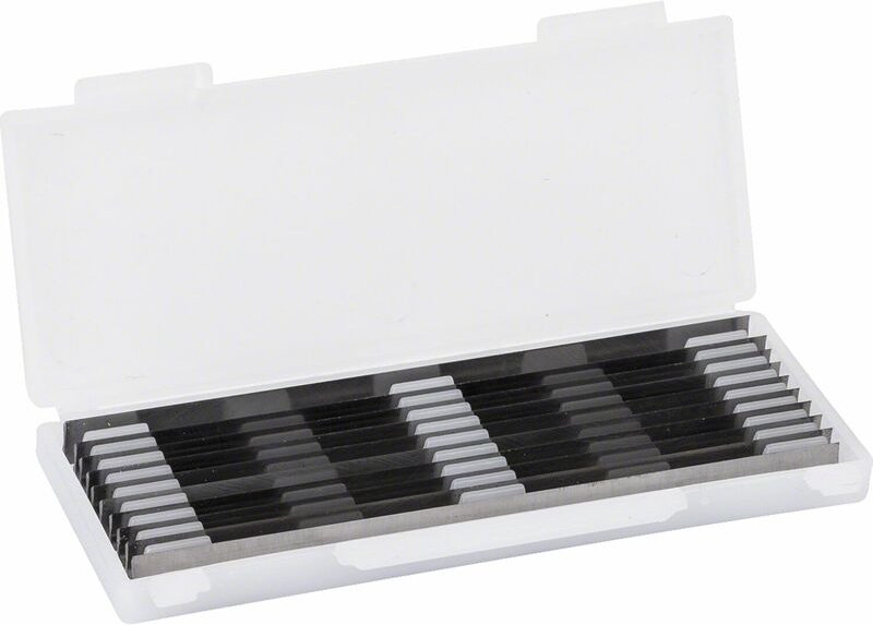 Bosch HM Wendemessser (Hobelmesser) Carbide 82 mm für alle Holzarten, 10 Stück