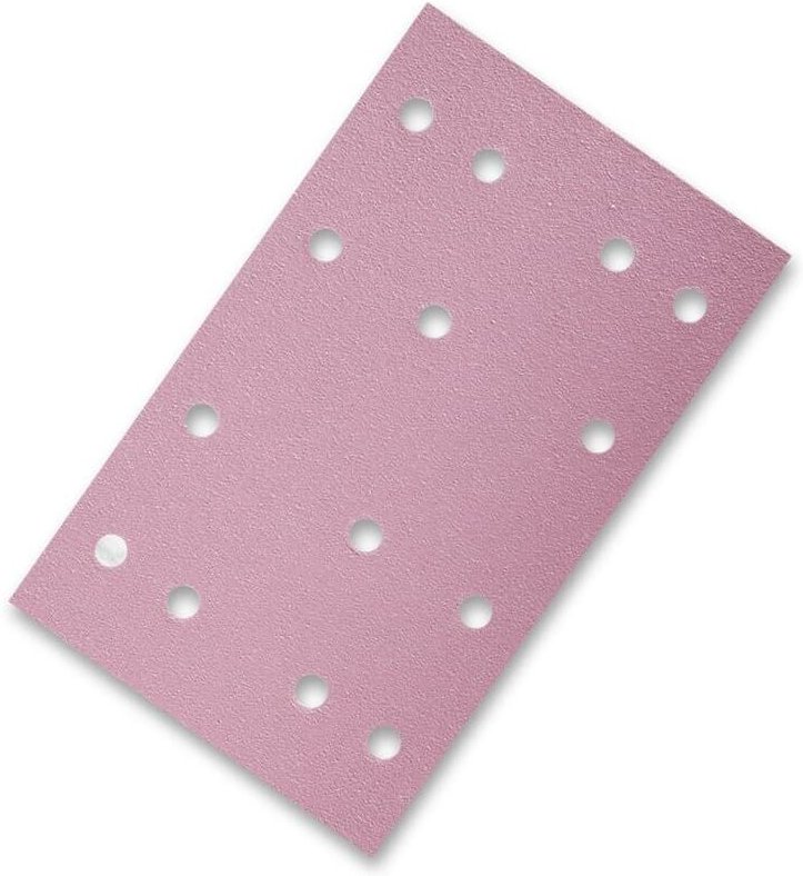 Sia Klett Schleifpapier Streifen 1950 siaspeed 80x133mm 14-Loch, Körnung: K80 Körnung, Packungsinhalt: 50 Stück