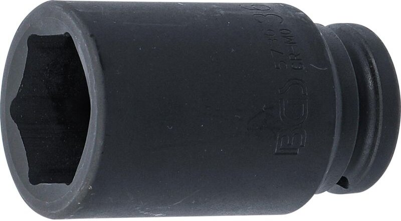 Bgs Technic - Kraft-Steckschlüssel-Einsatz Sechskant, tief Antrieb Innenvierkant 20 mm (3/4') sw 36 mm
