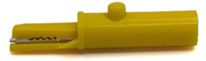Thumbnail - Mueller Electric BU-27.259.3 Krokodilklemme Bananenbuchse Gelb