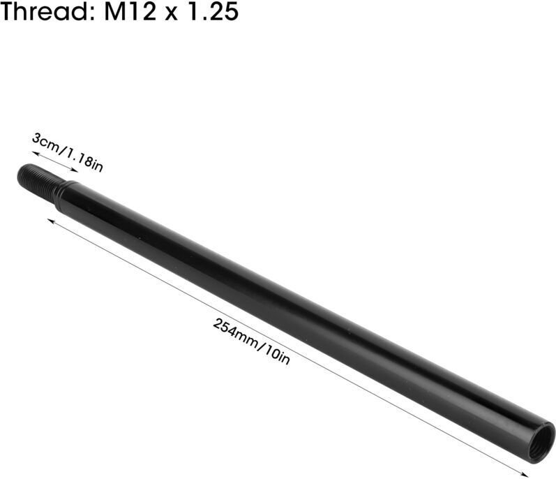 10-Zoll (25,4 cm) Schaltknaufverlängerung, M12 x 1,25 Schalthebelverlängerung für Schaltgetriebe, für Suzuki Samurai