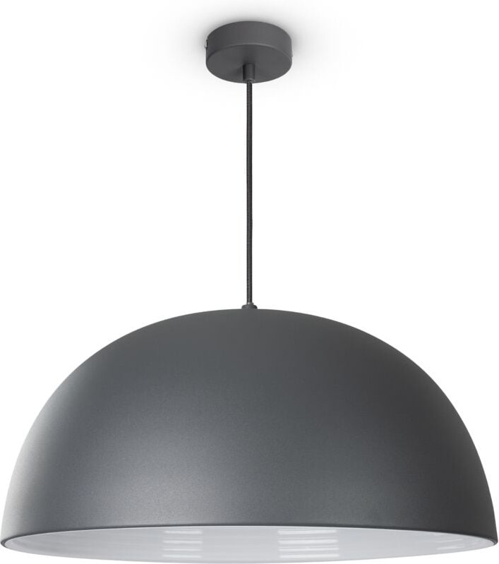 Pendelleuchte Esszimmer Hängelampe Küchenlampe Esstischlampe Industriell Modern Pendelleuchte - Anthrazit, Weiß (Ø40,5 c...