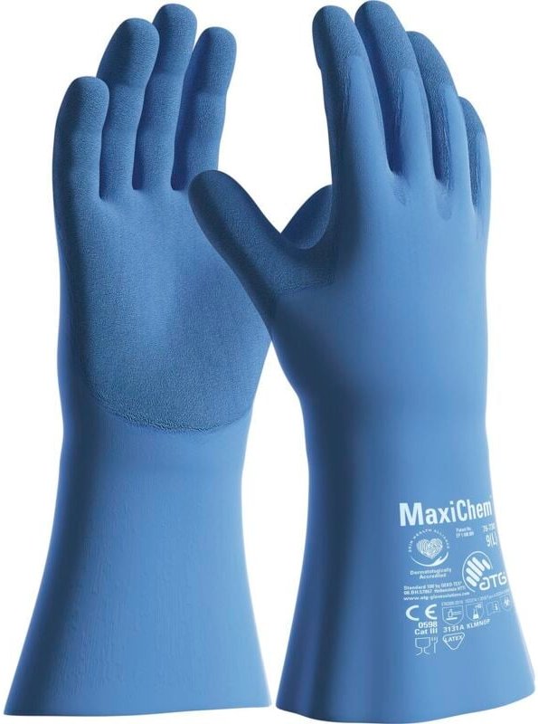 ATG Chemikalien Schutzhandschuh MaxiChem® Größe 8 12 Paar