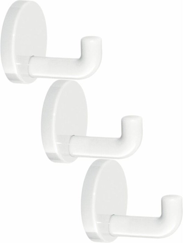 Wandhaken hewi Tiefe 45mm 3er Set Polyamid reinweiß