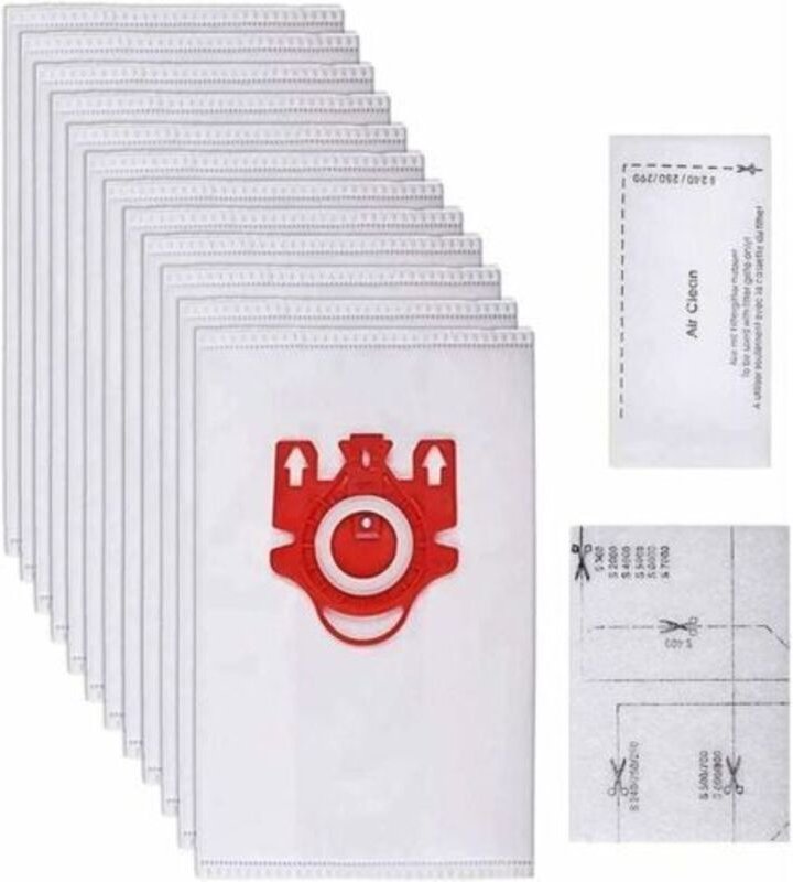 12 Miele F/J/M Serie HyClean 3D Effizienz Staubsaugerbeutel, Beutel für Miele 9917710