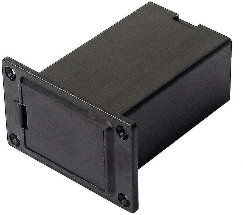 Thumbnail - Marke Neue 1pc 9V Batterie Schwarz Halter Box Fall Fach Abdeckung Gitarre Bass Pickup (Keine Batterie)