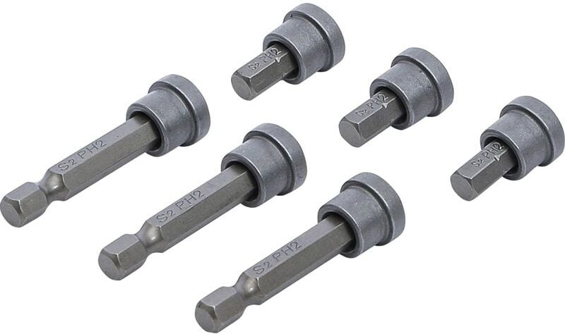 Jalleria - Bit-Satz mit Tiefenstopp - für Gipskartonplatten - Multicolour - 6,3 mm (1/4') Außensechskant - PH2 Kreuzschl...