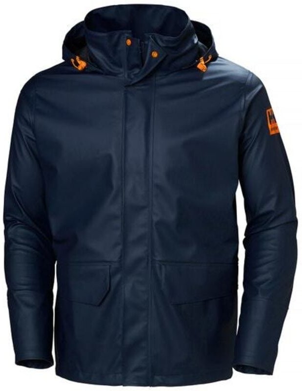 Helly Hansen Gale Rain Wasserdichte Arbeitsjacke - XXL - Azul