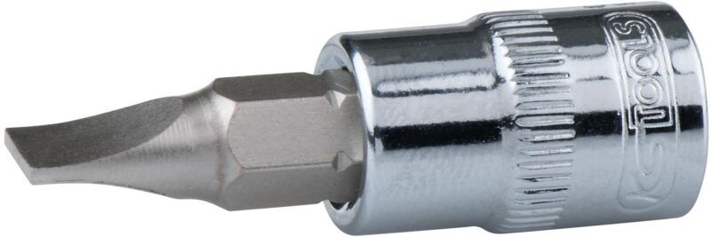 1/4' CHROMEplus Bit-Stecknuss Schlitz, 4mm